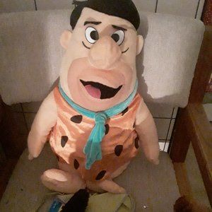 Fred Flintstone Vintage Life like Large Stuffed Animal Cartoon realistic